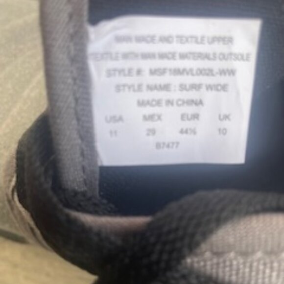 Maui and Sons Mens Canvas Wave Sneaker - Picture 5 of 10